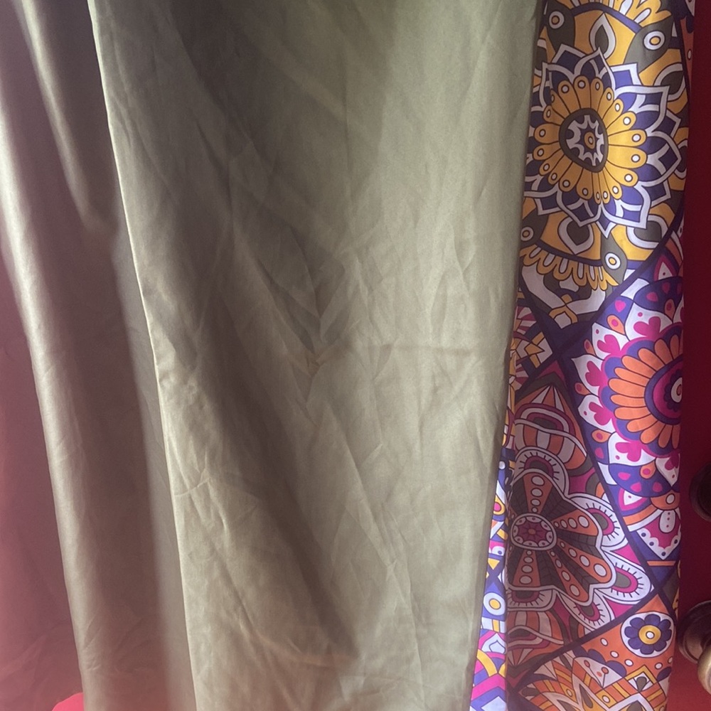 Side Patchwork Midi Dress - Picture 7 of 7